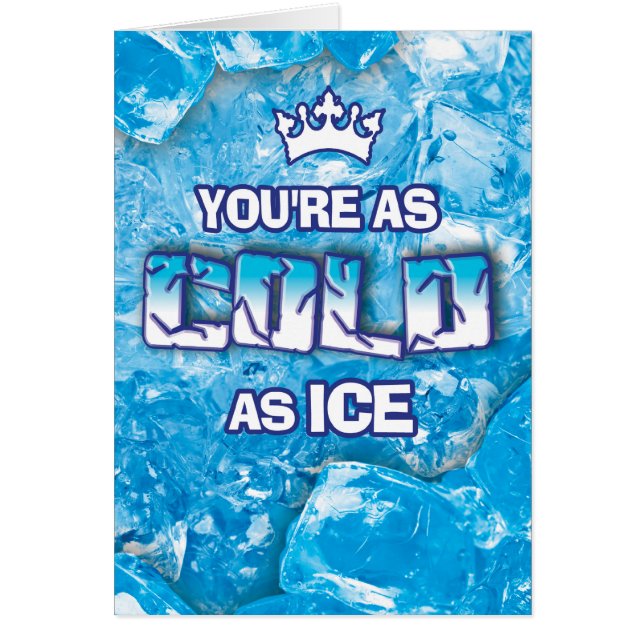 Gefängnis-Karten - eiskalt (Vorne)