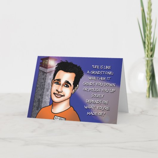 Gefängnis-Karten - Schleifstein Karte (Vorderseite)