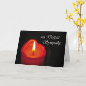 Gefängnis-Karten - tiefstes Beileid Karte (Gelbe Blume)