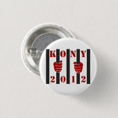 Gefängnis Kony 2012 Endjosephs Kony Button (Vorne & Hinten)