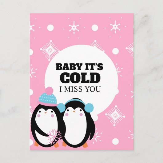 Gefängnis Langstrecken Winterliebe Postkarte (Vorderseite)