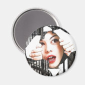 Gefängnis Magnet (Vorderseite/Rückseite)