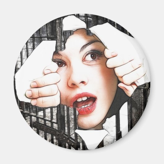 Gefängnis Magnet (Vorne)