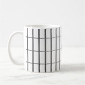 Gefängnis, Metallstäbe Kaffeetasse (Links)
