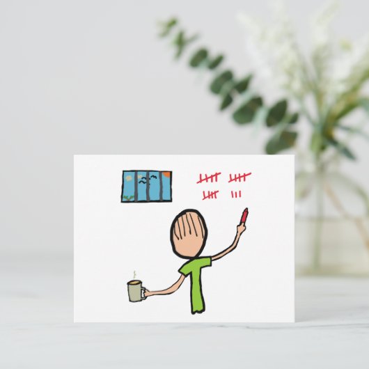 Gefängnis Postkarte (Stehend Vorderseite)