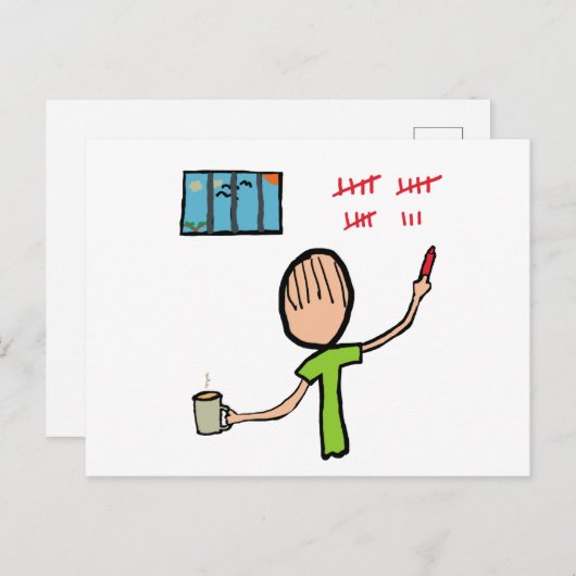 Gefängnis Postkarte (Vorne/Hinten)