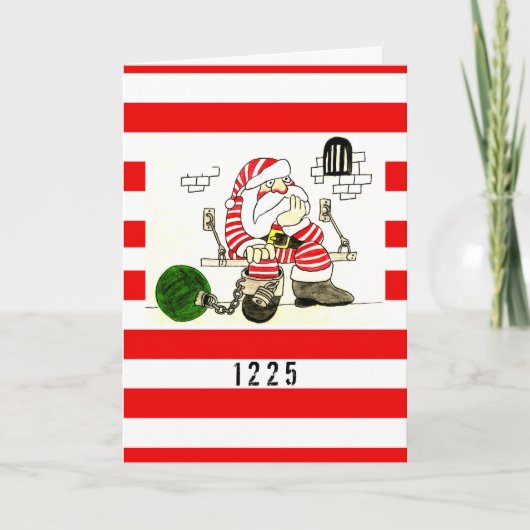 GEFÄNGNIS SANKT FEIERTAGSKARTE (Vorderseite)