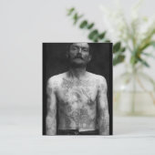 Gefängnis Tattoos Postkarte (Stehend Vorderseite)