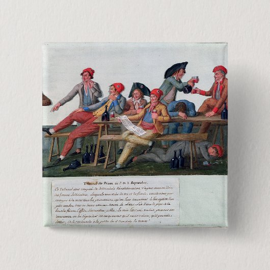 Gefängnis-Tribunal von 2 u. am 3. September 1792 Button (Vorderseite)