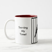 Gefängnis-Vogel Zweifarbige Tasse (Links)