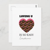 Gefängnis Weite Ferne Süßes Herz Liebe Postkarte (Vorne/Hinten)