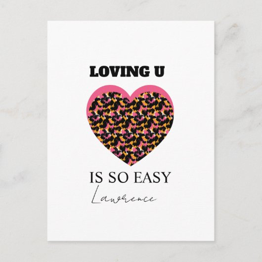 Gefängnis Weite Ferne Süßes Herz Liebe Postkarte (Vorderseite)