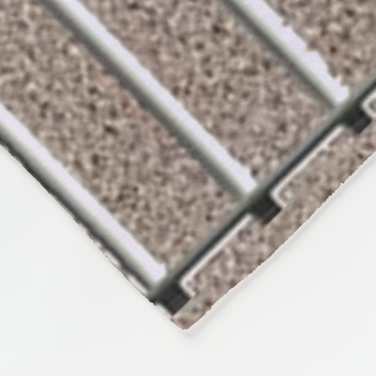 GEFÄNGNIS-ZELLE FLEECEDECKE (Ecke)