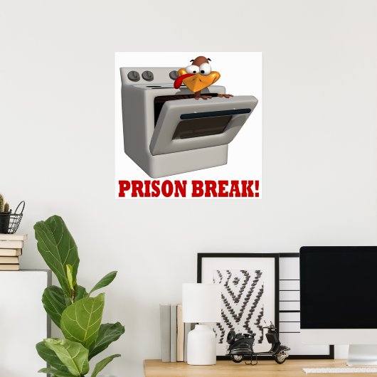 Gefängnisaufenthalt Poster (Heimbüro)