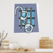 Gefängnishandschellen Poster (Küche)