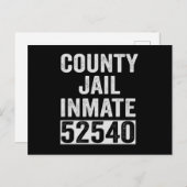 Gefängnisinsasse 52540 Sonniges Halloween-Gefängni Postkarte (Vorne/Hinten)