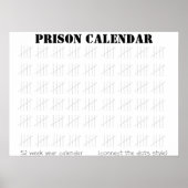 Gefängniskalender Poster (Vorne)