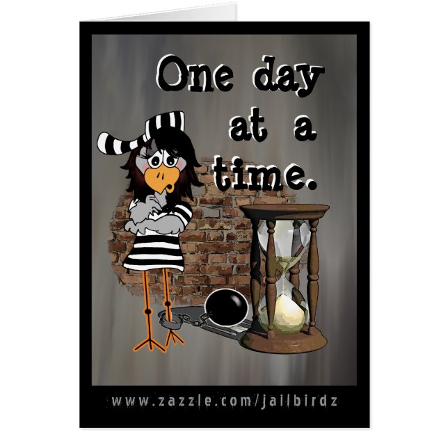 Gefängniskarte: Weiblicher Jailbird (Vorne)