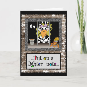 Gefängniskarte: Weiblicher Jailbird Karte