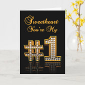 Gefängniskarten - Nummer 1 Liebe Karte (Gelbe Blume)