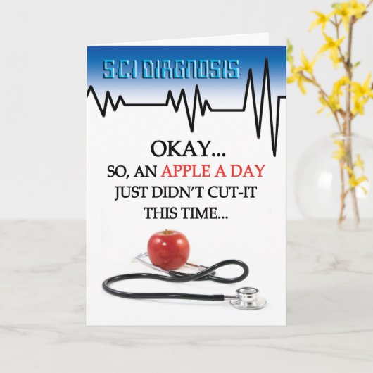 Gefängniskarten - Täglicher Apple Karte (Gelbe Blume)