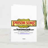 Gefängniskarten - Viel Glück 02 Karte (Rückseite)