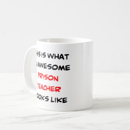 Gefängnislehrer, phantastisch kaffeetasse (Vorderseite Links)