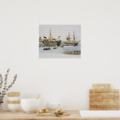 Gefängnisschiffe, aus "Kostüm von Großbritannien", Poster (Küche)