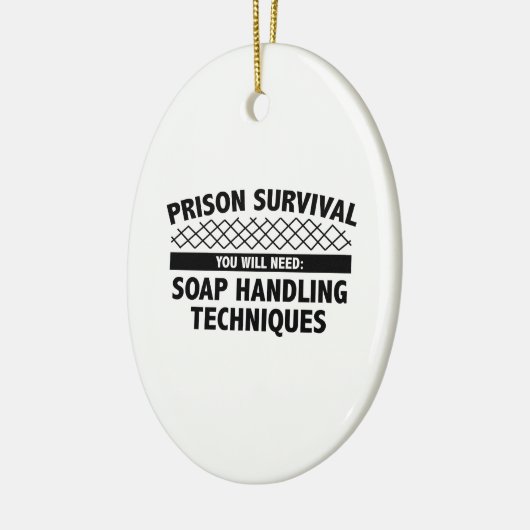 Gefängnisüberleben Keramikornament (Links)