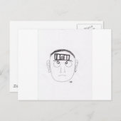 Gefängniszeit Postkarte (Vorne/Hinten)