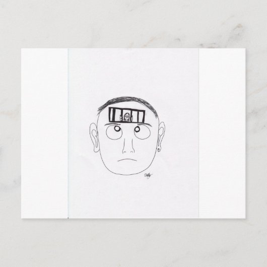 Gefängniszeit Postkarte (Vorderseite)