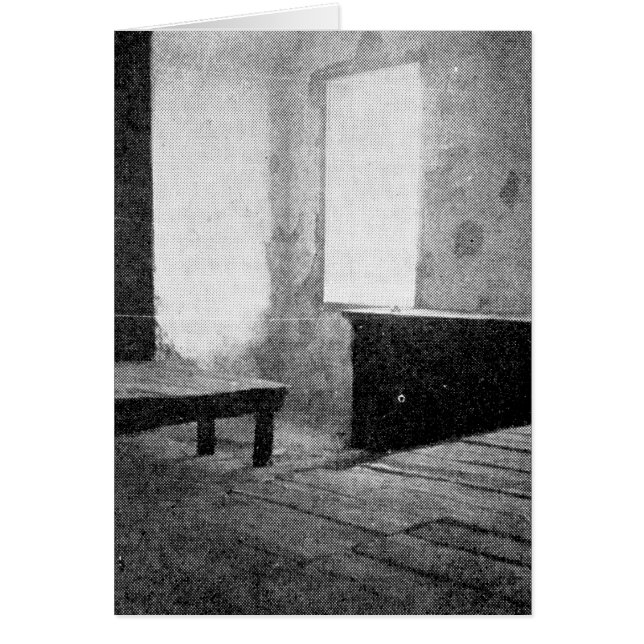 Gefängniszelle von Baha'u'llah, ca. 1900 (Vorne)