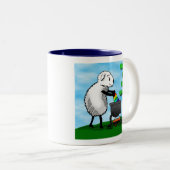 Gefärbt in der Wolle-Tasse Zweifarbige Tasse (VorderseiteRechts)