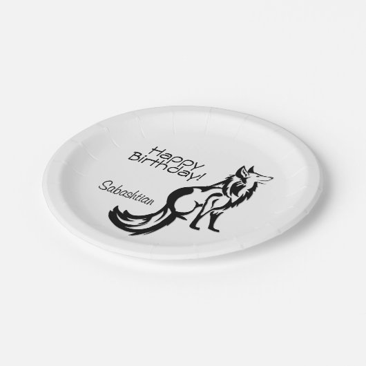 gefärbt pappteller (Schrägansicht)