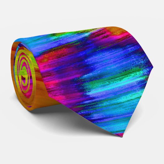 Gefärbte Krawatte (Gerollt)