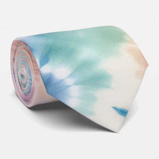 Gefärbte Krawatte (Gerollt)