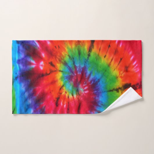 Gefärbte Krawatte 013 Badhandtuch Set (Handtuch)