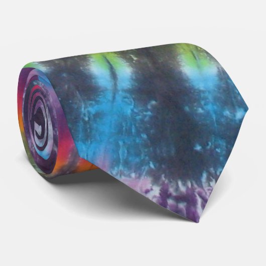 Gefärbte Krawatte 16 (Gerollt)