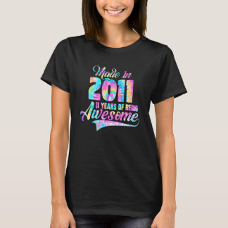 Gefärbte Krawatte 2011 11 Jahre Phantastisch 11 b T-Shirt