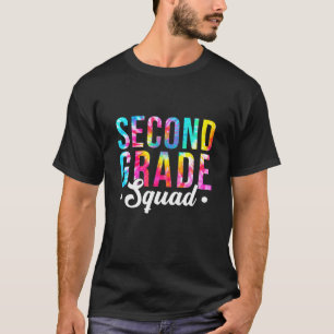 Gefärbte Krawatte 2. Klasse Squad Studentenlehrer T-Shirt