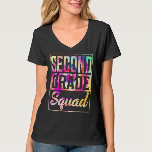 Gefärbte Krawatte 2. T-Shirt (Vorderseite)