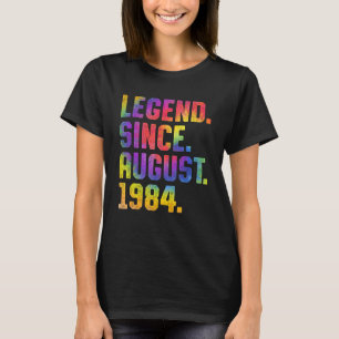 Gefärbte Krawatte 39. Geburtstag seit August 1984 T-Shirt