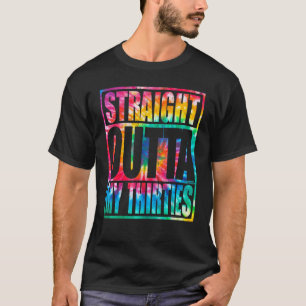 Gefärbte Krawatte 40. Geburtstag T-Shirt