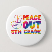 Gefärbte Krawatte 5. Klasse Button (Vorderseite)