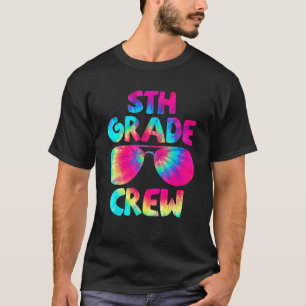 Gefärbte Krawatte 5. Klasse Crew erster Schultag z T-Shirt