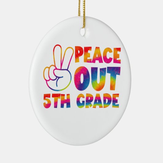 Gefärbte Krawatte 5. Klasse Keramik Ornament (Rechts)