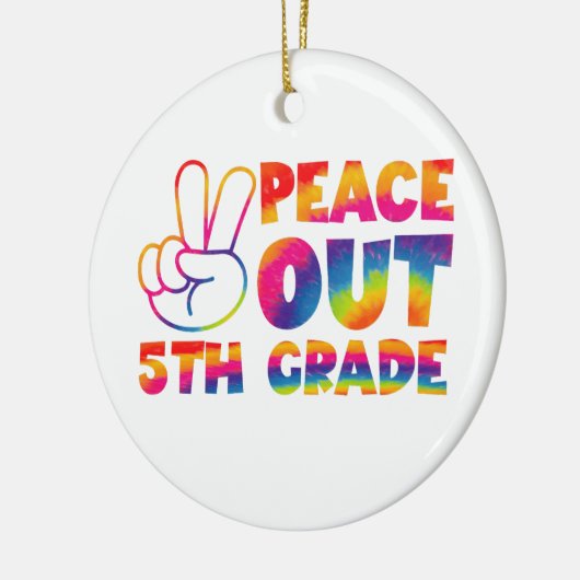 Gefärbte Krawatte 5. Klasse Keramik Ornament (Links)