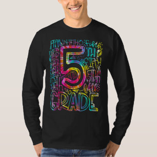Gefärbte Krawatte 5. Klasse LehrerInnen zurück T-Shirt