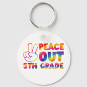 Gefärbte Krawatte 5. Klasse Schlüsselanhänger (Vorderseite)