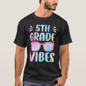 Gefärbte Krawatte 5th Grade Vibes 5th Grade Squad  T-Shirt (Vorderseite)